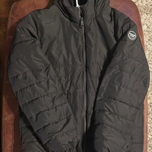 Abercrombie Kids Black Water-Resistant Jacket/light weight coat.
